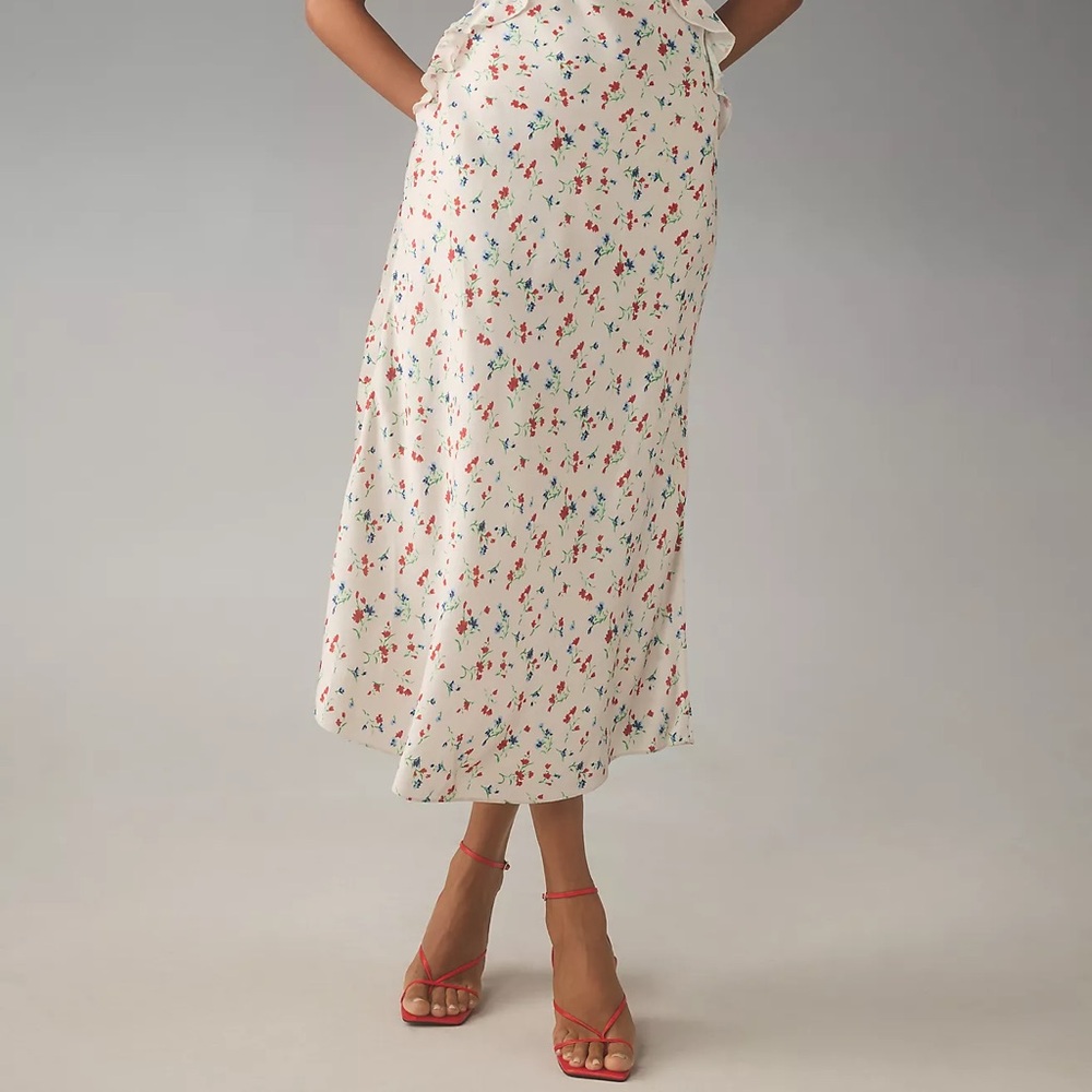 Bardot Olea Floral Sleeveless Ruffle Midi Dress - Picture 10 of 15